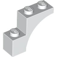 BRICK, 1X3X2, ARCH: {бял}