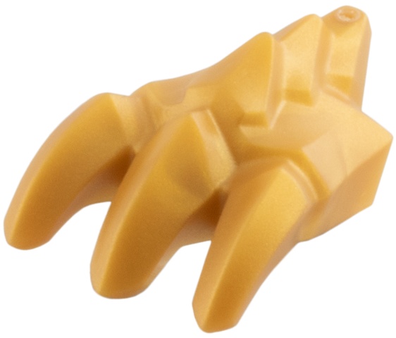 Minifigure, Weapon Dragon Claws: {топло златист}