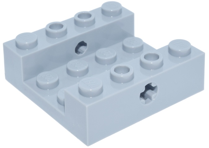 WHEEL BEARING 4X4X1 W/ CROSS HOLE: {умерено каменно сив}
