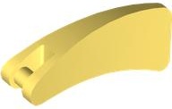 Fish Tail / Fin with Bar Handle: {студено жълт}