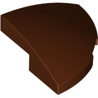 BRICK, 2X2X2/3, 1/4 SPHERE, W/ CUTOUT: {червеникаво-кафяв}