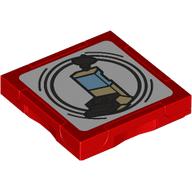 TILE 2X2, W/ FUNCTION, NO. 22: {ярко червен}