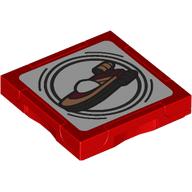 TILE 2X2, W/ FUNCTION, NO. 27: {ярко червен}