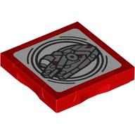 TILE 2X2, W/ FUNCTION, NO. 35: {ярко червен}
