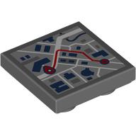 FLAT TILE 2X2, INV., NO. 27: {тъмно каменно сив}