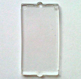 Glass for Window 1 x 2 x 3 Flat Front: {прозрачно черен}