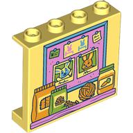 WALL ELEMENT 1X4X3, NO. 43: {студено жълт}