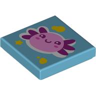 FLAT TILE 2X2, NO. 799: {умерено небесносин}