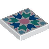 FLAT TILE 2X2, NO. 814: {бял}