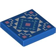 FLAT TILE 2X2, NO. 815: {ярко син}