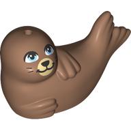 SEAL, W/ 1.5 HOLE, NO. 2: {умерено кафяв}