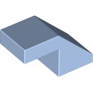 ROOF TILE 1X2, DEG. 45, W/O KNOBS: {светло кралско син}