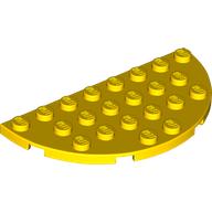 1/2 CIRCLE PLATE 4X8: {ярко жълт}