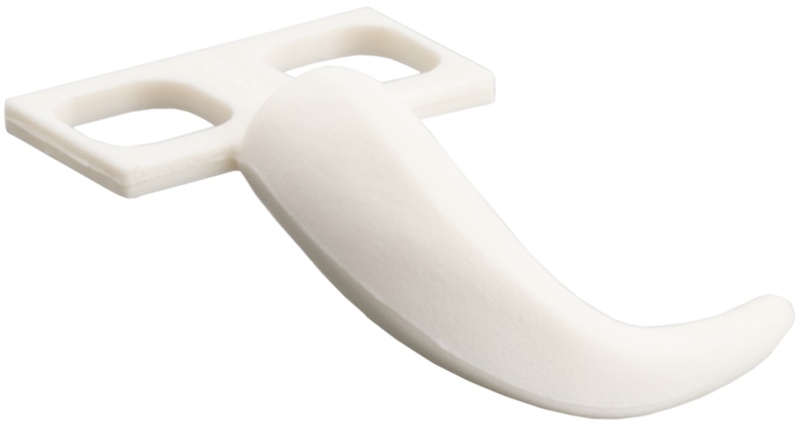 Minifigure Costume Tail Dinosaur: {бял}