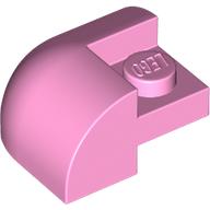 BRICK,2X2X1,BOW OUTSIDE CORNER,W/ CUTOUT: {светло пурпурен}