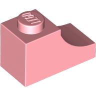 BRICK 1X2, OUTSIDE HALF ARCH, NO. 1: {пурпурен}