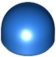 SPHERE 1X1, NO. 1: {ярко син}