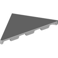 TILE 4X4, W/ DEG. 45 CUTOUT: {умерено каменно сив}
