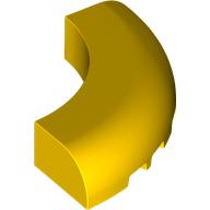 1/4 ARCH BRICK 5X5, W/ CUTOUT: {ярко жълт}