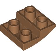 BRICK 2X2X2/3, INVERTED BOW: {умерен нуга}