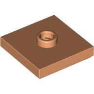PLATE 2X2 W 1 KNOB: {нуга}