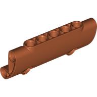 BOWED PANEL 3X7X2 W/ 4.85 HOLE: {тъмно оранжев}