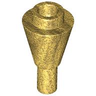 CONE 1X1 INVERTEDE W. SHAFT: {топло златист}