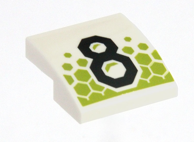 PLATE, W/ BOW 2X2X2/3, NO. 117: {бял}