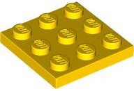 PLATE 3X3: {ярко жълт}