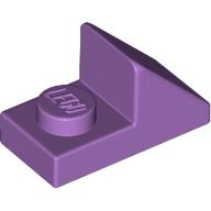 ROOF TILE 1X2 45° W 1/3 PLATE: {умерено лавандулов}