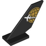 RUDDER 2X6X4, NO. 28: {черен}