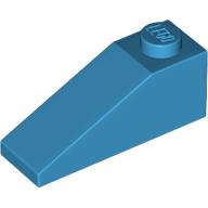 ROOF TILE 1X3/25°: {тъмно небесносин}