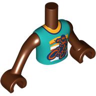 TORSO,BOY, W/ ARM, NO. 227: {червеникаво-кафяв}