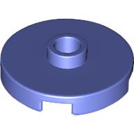 PLATE ROUND W. 1 KNOB: {синьо виолетов}