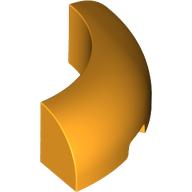 1/4 ARCH BRICK 3X3, W/ CUTOUT, NO. 1: {огнено жълто-оранжев}