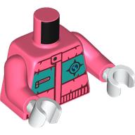 MINI UPPER PART, NO. 8008: {пъстро коралов}
