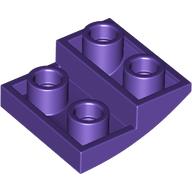 BRICK 2X2X2/3, INVERTED BOW: {светло виолетов}