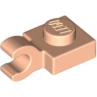 PLATE 1X1 W/HOLDER VERTICAL: {светло нуга}