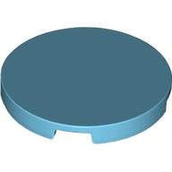 TILE 3X3, CIRCLE, NO. 1: {умерено небесносин}