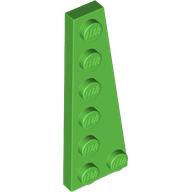 RIGHT PLATE, 2X6, DEG. 9: {ярко зелен}