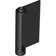 RIGHT DOOR  W/KNOB HINGE 1X3X4: {черен}