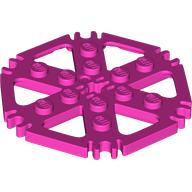 PLATE HEXAGONAL W/ STANDARD DIA. 48: {ярко пурпурен}