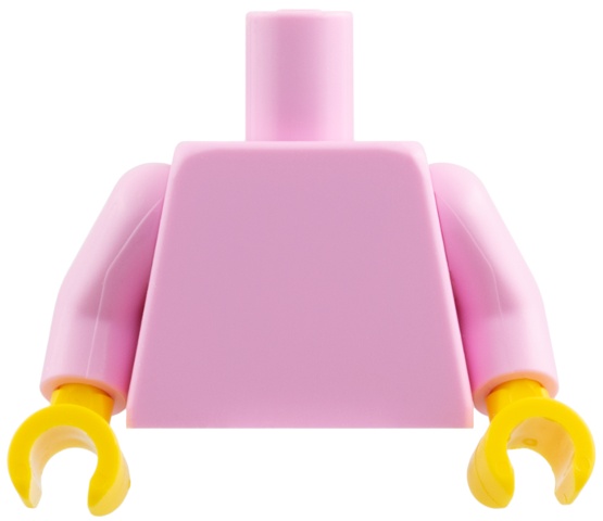 Torso Plain / Bright Pink Arms / Yellow Hands: {светло пурпурен}