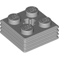 DESIGN PLATE 2X2X2/3, NO. 1: {умерено каменно сив}