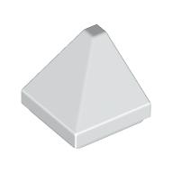 ROOF TILE 1X1X2/3, OUTSIDE CORNER, NO. 1: {бял}