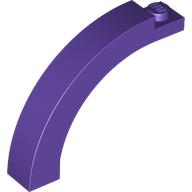 BRICK 1X5X3 1/3, CIRCLE ARCH: {светло виолетов}