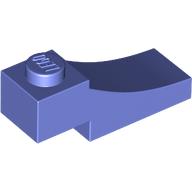BRICK 1X3,OUTSIDE HALF ARCH,W/ CUTOUT: {синьо виолетов}