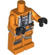 MINI FIGURE, W/ FUNCTION, NO. 26: {ярко оранжев}