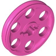 Technic Wedge Belt Wheel (Pulley): {ярко пурпурен}