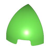 1/4 SPHERE 1X1X1: {ярко зелен}